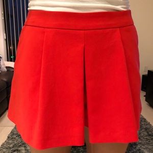 Zara red skort